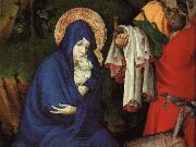 BROEDERLAM, Melchior The Flight into Egypt (detail) fg oil